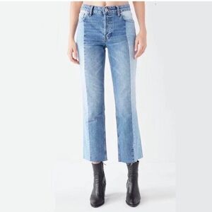 Urban Outfitters BDG Jessye Straight Leg Spliced Jeans